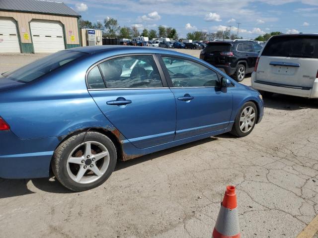 1HGFA16506L118266 - 2006 HONDA CIVIC LX BLUE photo 3