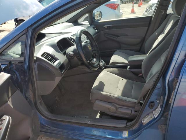 1HGFA16506L118266 - 2006 HONDA CIVIC LX BLUE photo 7