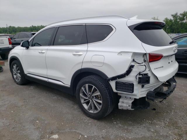 5NMS33AD1LH250225 - 2020 HYUNDAI SANTA FE SEL WHITE photo 2