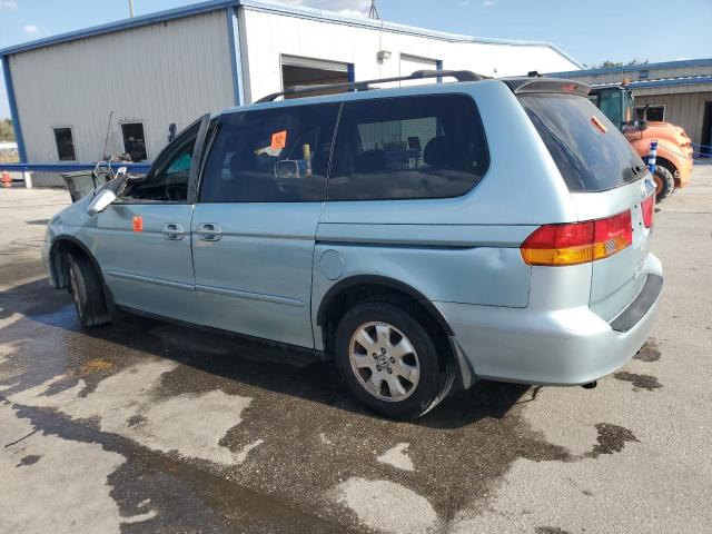 5FNRL18794B060033 - 2004 HONDA ODYSSEY EXL BLUE photo 2