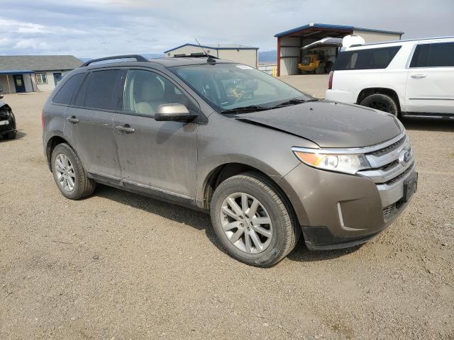 2FMDK4JC2DBA80123 - 2013 FORD EDGE SEL 棕色 照片 4