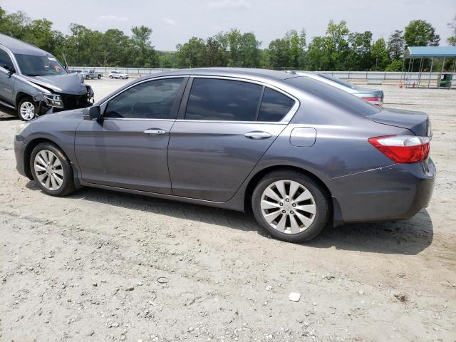 1HGCR2F85EA301359 - 2014 HONDA ACCORD EXL GRAY photo 2