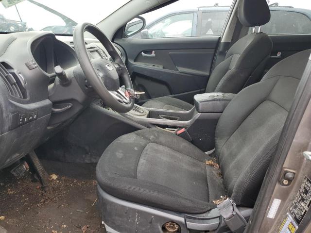 KNDPBCA23B7018075 - 2011 KIA SPORTAGE LX GRAY photo 7