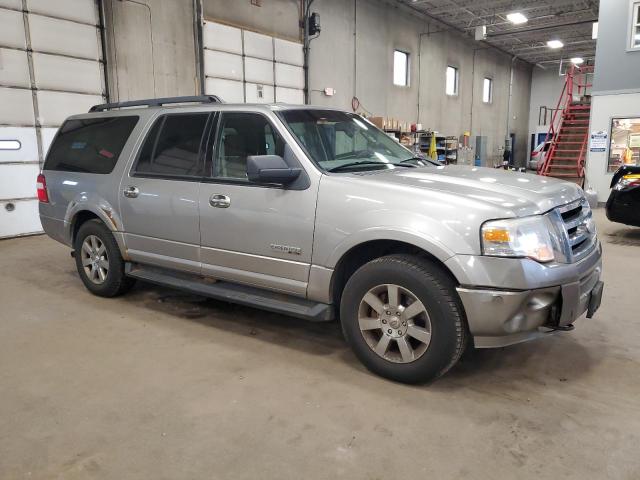 1FMFK16568LA73988 - 2008 FORD EXPEDITION EL XLT SILVER photo 4