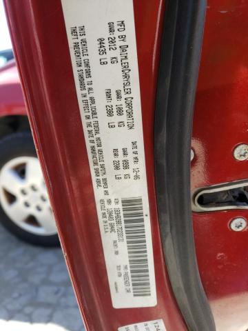 1B3HB28B17D233131 - 2007 DODGE CALIBER RED photo 12