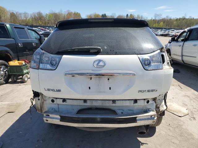 2T2HK31U29C112989 - 2009 LEXUS RX 350 WHITE photo 6