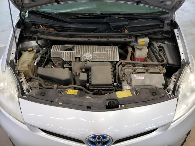 JTDKN3DU9C5488347 - 2012 TOYOTA PRIUS SILVER photo 11