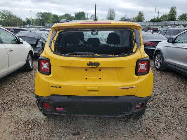 ZACNJBC1XKPJ95585 - 2019 JEEP RENEGADE TRAILHAWK YELLOW photo 6