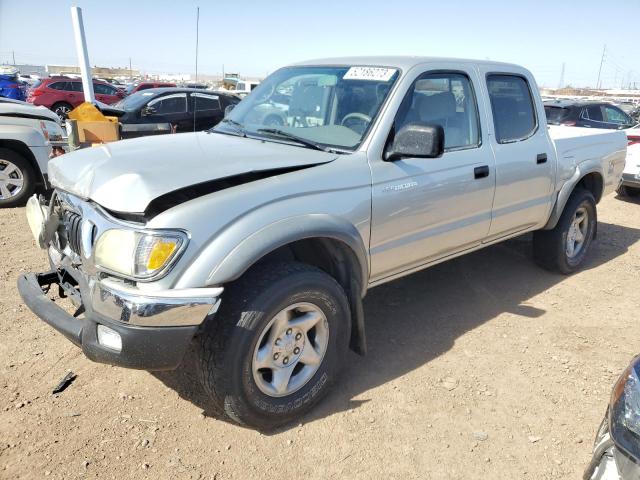 5TEGN92N22Z024879 - 2002 TOYOTA TACOMA DOUBLE CAB PRERUNNER SILVER photo 1