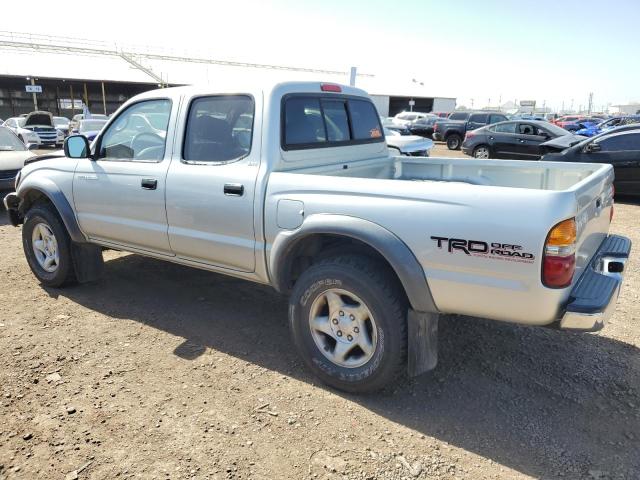 5TEGN92N22Z024879 - 2002 TOYOTA TACOMA DOUBLE CAB PRERUNNER SILVER photo 2