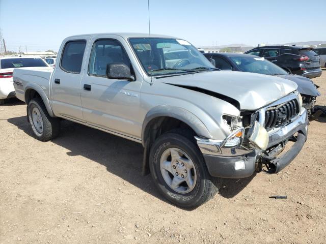 5TEGN92N22Z024879 - 2002 TOYOTA TACOMA DOUBLE CAB PRERUNNER SILVER photo 4