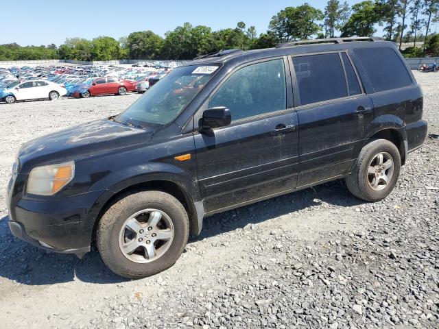 5FNYF28597B012236 - 2007 HONDA PILOT EXL BLACK photo 1