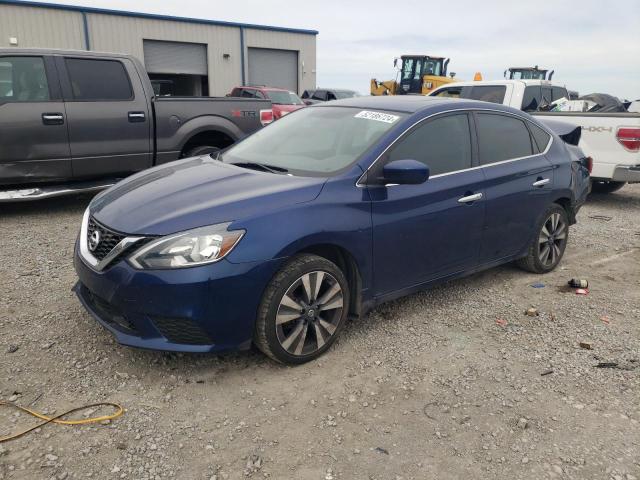 3N1AB7AP8KY244543 - 2019 NISSAN SENTRA S BLUE photo 1