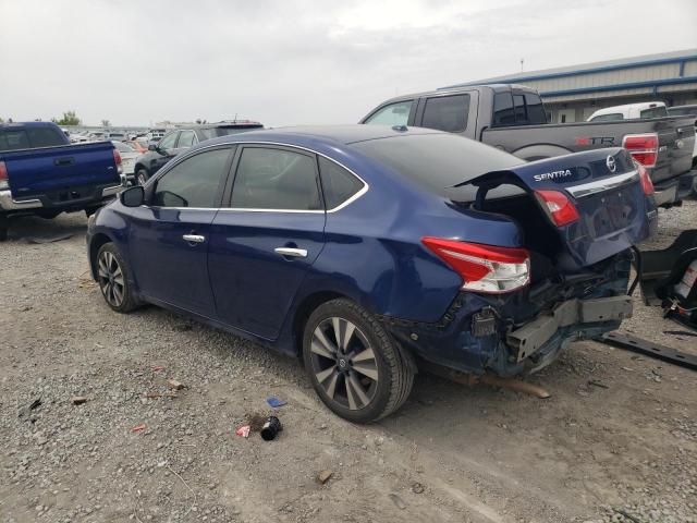 3N1AB7AP8KY244543 - 2019 NISSAN SENTRA S BLUE photo 2