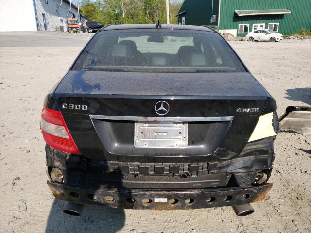 WDDGF81X38F105377 - 2008 MERCEDES-BENZ C 300 4MATIC BLACK photo 6