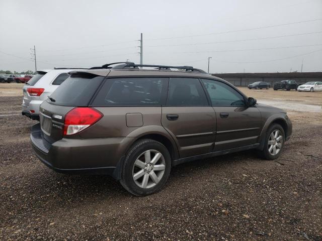 4S4BP61C996321654 - 2009 SUBARU OUTBACK 2.5I BROWN photo 3