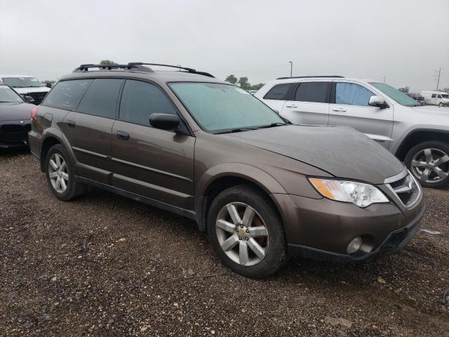 4S4BP61C996321654 - 2009 SUBARU OUTBACK 2.5I BROWN photo 4