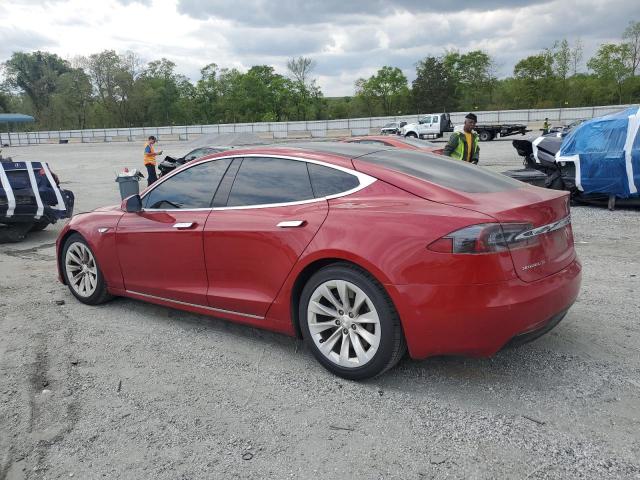 5YJSA1E24GF151375 - 2016 TESLA MODEL S 红色 照片 2