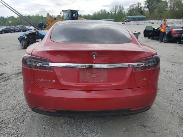 5YJSA1E24GF151375 - 2016 TESLA MODEL S 红色 照片 6