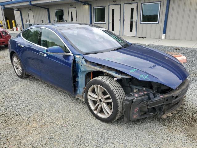 5YJSA1E29GF128030 - 2016 TESLA MODEL S BLUE photo 4