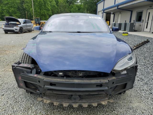 5YJSA1E29GF128030 - 2016 TESLA MODEL S BLUE photo 5