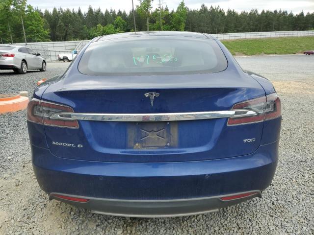 5YJSA1E29GF128030 - 2016 TESLA MODEL S BLUE photo 6