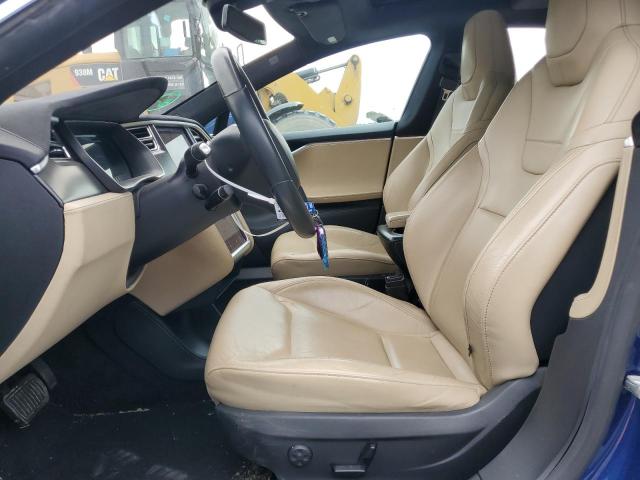 5YJSA1E29GF128030 - 2016 TESLA MODEL S BLUE photo 7