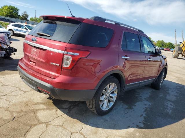 1FM5K7D86EGC56582 - 2014 FORD EXPLORER XLT RED photo 3