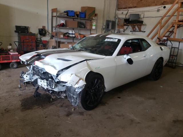 2C3CDZFJ2NH188470 - 2022 DODGE CHALLENGER R/T SCAT PACK WHITE photo 1