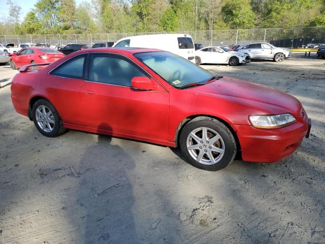 1HGCG22521A019496 - 2001 HONDA ACCORD EX RED photo 4