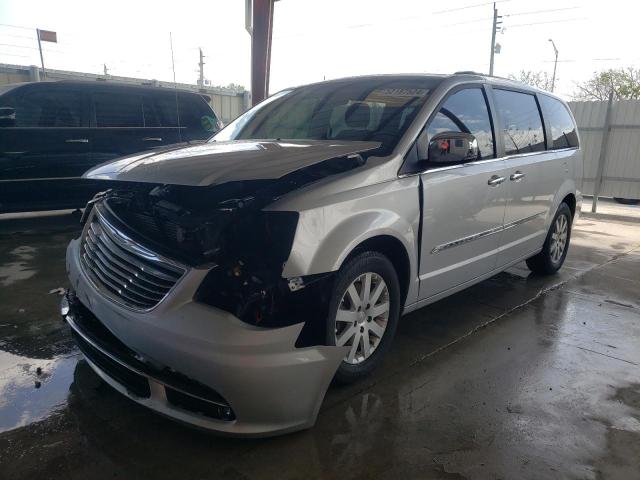 2C4RC1CG8CR278362 - 2012 CHRYSLER TOWN & COU TOURING L SILVER photo 1