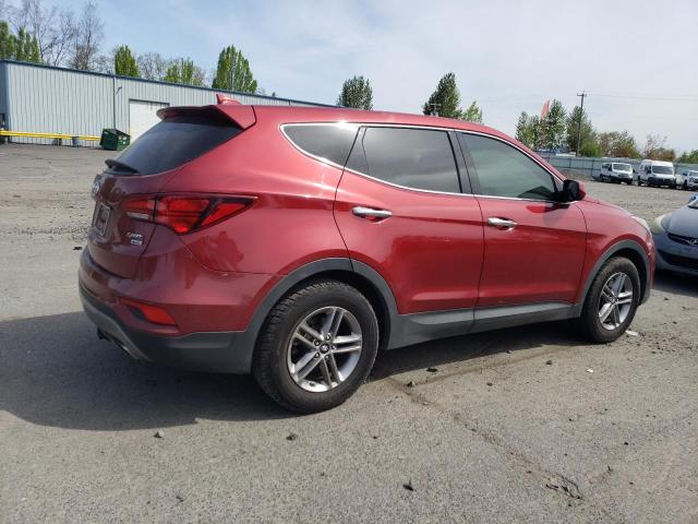 5XYZTDLBXHG431583 - 2017 HYUNDAI SANTA FE S BURGUNDY photo 3