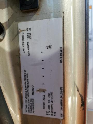 3HAMMMML5KL532170 - 2019 INTERNATIONAL 4000 4300 GRAY photo 10