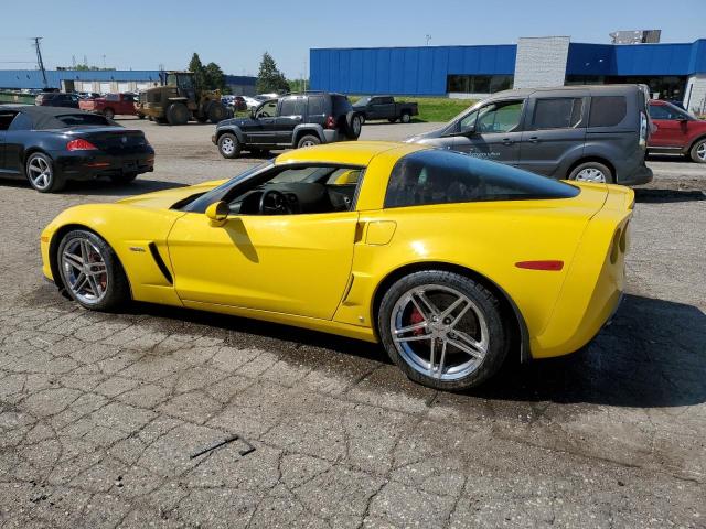 1G1YY26E685116272 - 2008 CHEVROLET CORVETTE Z06 YELLOW photo 2