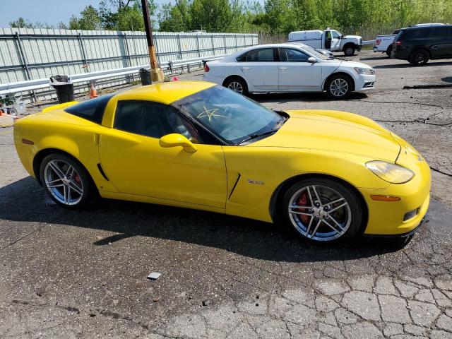 1G1YY26E685116272 - 2008 CHEVROLET CORVETTE Z06 YELLOW photo 4