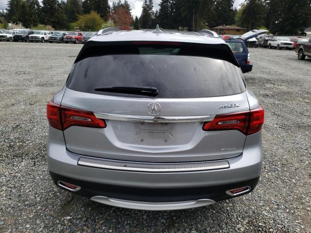 5FRYD4H47GB056923 - 2016 ACURA MDX TECHNOLOGY SILVER photo 6