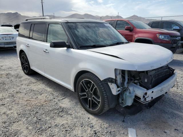 2FMHK6DT7EBD22270 - 2014 FORD FLEX LIMITED WHITE photo 4