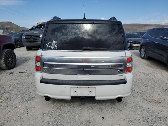 2FMHK6DT7EBD22270 - 2014 FORD FLEX LIMITED WHITE photo 6