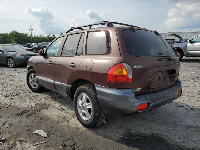 KM8SB12BX3U443773 - 2003 HYUNDAI SANTA FE GL BURGUNDY photo 2