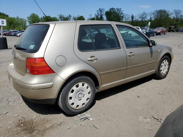 9BWFL61J544033849 - 2004 VOLKSWAGEN GOLF GL BEIGE photo 3