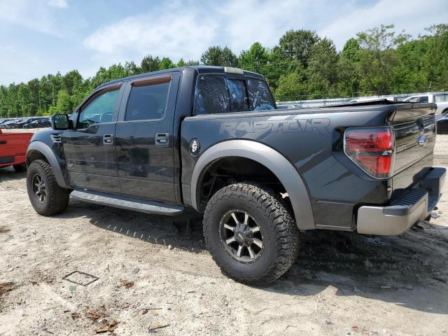 1FTFW1R6XCFA36558 - 2012 FORD F150 SVT RAPTOR BLACK photo 2