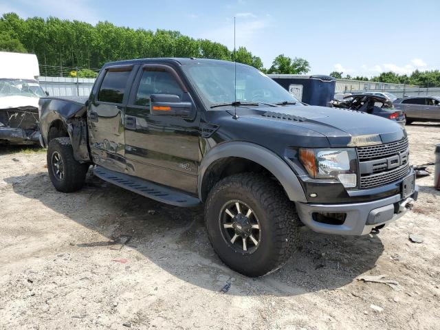 1FTFW1R6XCFA36558 - 2012 FORD F150 SVT RAPTOR BLACK photo 4