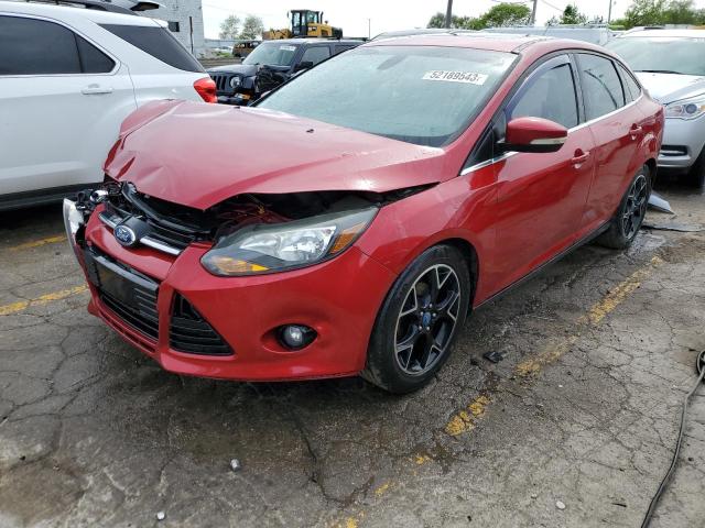 1FAHP3J28CL226652 - 2012 FORD FOCUS TITANIUM RED photo 1