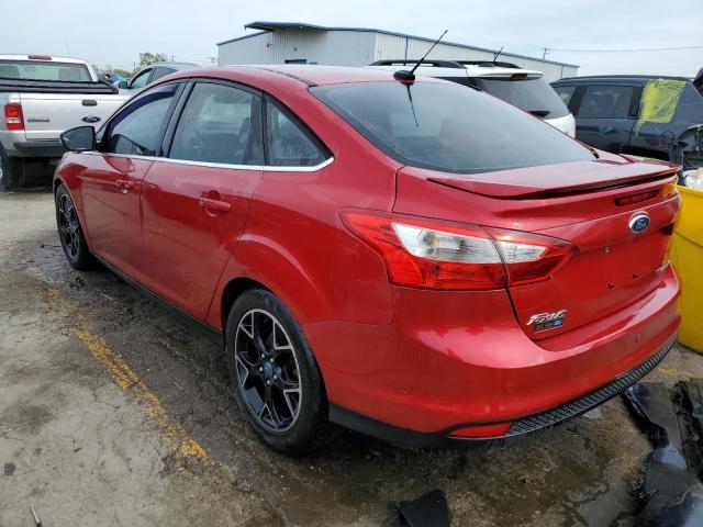 1FAHP3J28CL226652 - 2012 FORD FOCUS TITANIUM RED photo 2