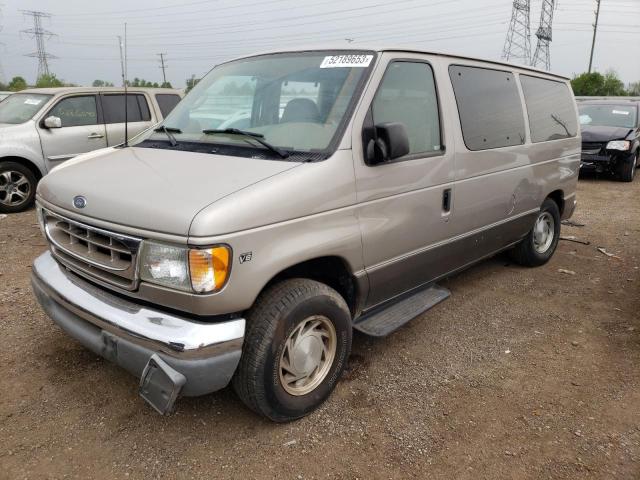 1FMRE11L32HA06141 - 2002 FORD ECONOLINE E150 WAGON BEIGE photo 1