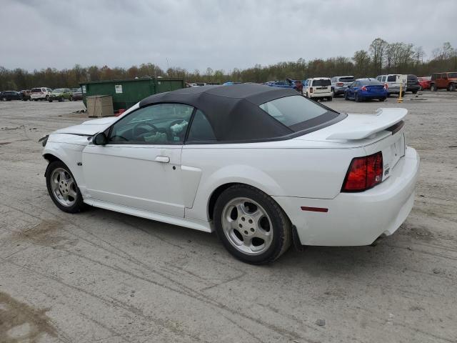 1FAFP45X42F185310 - 2002 FORD MUSTANG GT WHITE photo 2