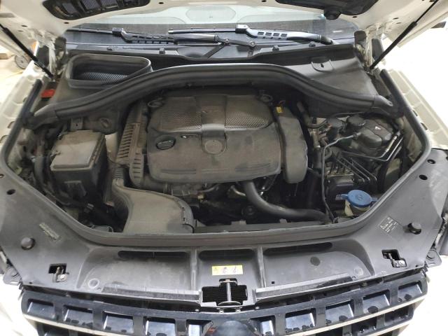 4JGDA5HB8DA180261 - 2013 MERCEDES-BENZ ML 350 4MATIC WHITE photo 12