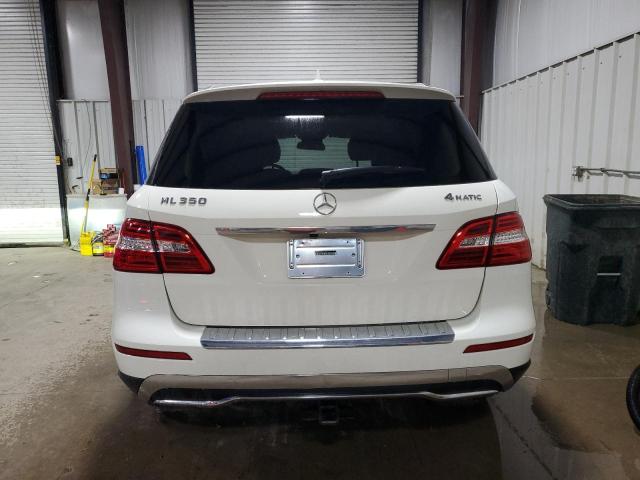 4JGDA5HB8DA180261 - 2013 MERCEDES-BENZ ML 350 4MATIC WHITE photo 6