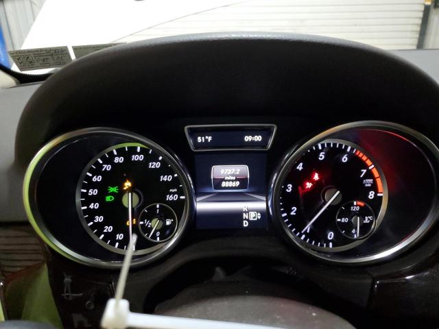 4JGDA5HB8DA180261 - 2013 MERCEDES-BENZ ML 350 4MATIC WHITE photo 9