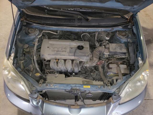 2T1KR32E76C562839 - 2006 TOYOTA COROLLA MA XR BLUE photo 11